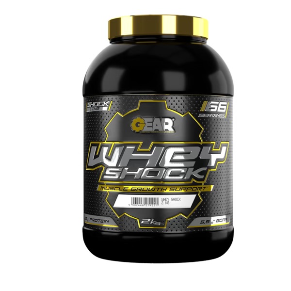 پروتئین وی شوک گیر نوتریشن ۲کیلو Gear Whey Shock