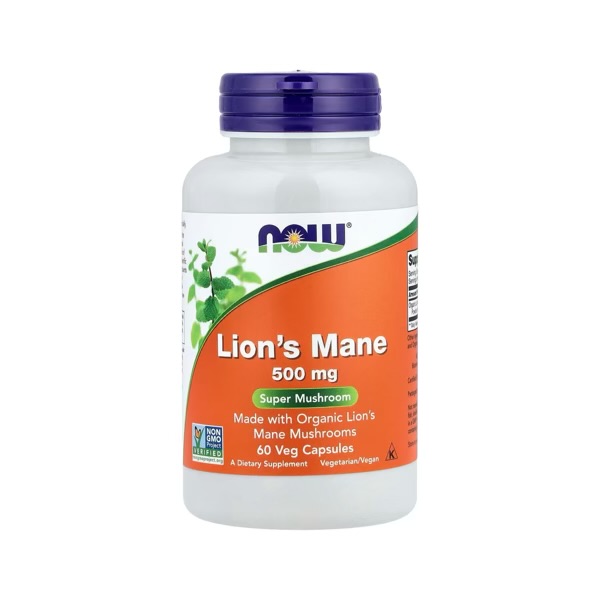 قارچ یال شیر ناو NOW Lion’s Mane 500mg